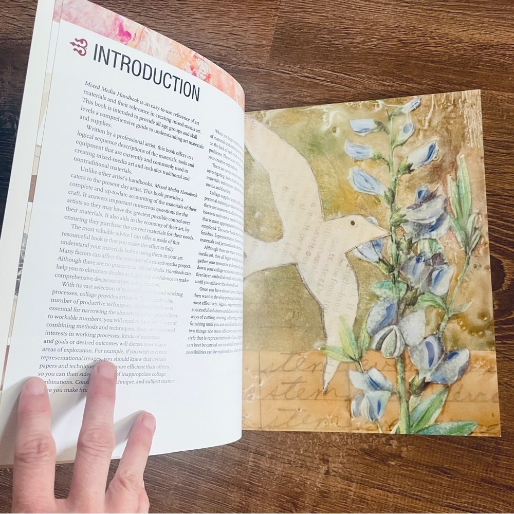 Mixed Media Handbook Softcover Craft Book Paperback - Picture 5 of 7